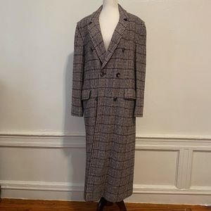 Vintage Houndstooth Peacoat